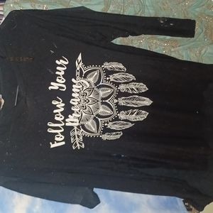 Long sleeve black shirt
